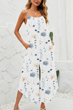 Load image into Gallery viewer, Printed Scoop Neck Wide Leg Jumpsuit
