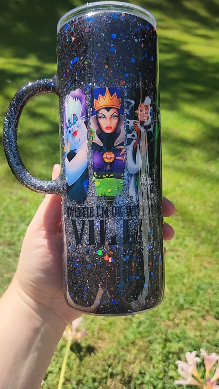 Disney Villain Tumbler, 24 oz. with Handle