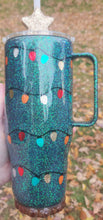 Load image into Gallery viewer, Christmas Tree Tumbler with Handle 24 oz.
