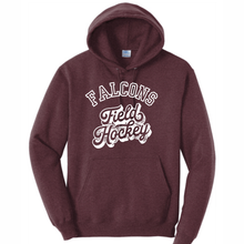 Load image into Gallery viewer, WMHS field hockey hoodie- retro maroon
