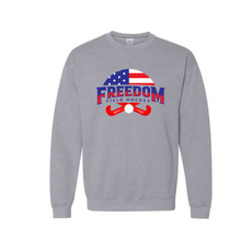Load image into Gallery viewer, freedom field hockey- unisex crewneck sweatshirt- adult
