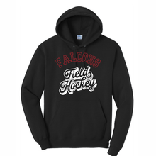 Load image into Gallery viewer, WMHS field hockey hoodie- retro black
