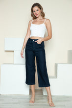 Load image into Gallery viewer, Judy Blue Full Size Side Seam Braid Detail Crop Wide Leg Jeans
