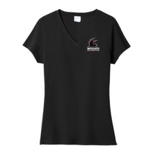 Load image into Gallery viewer, Warhawks field hockey-womens v neck tee
