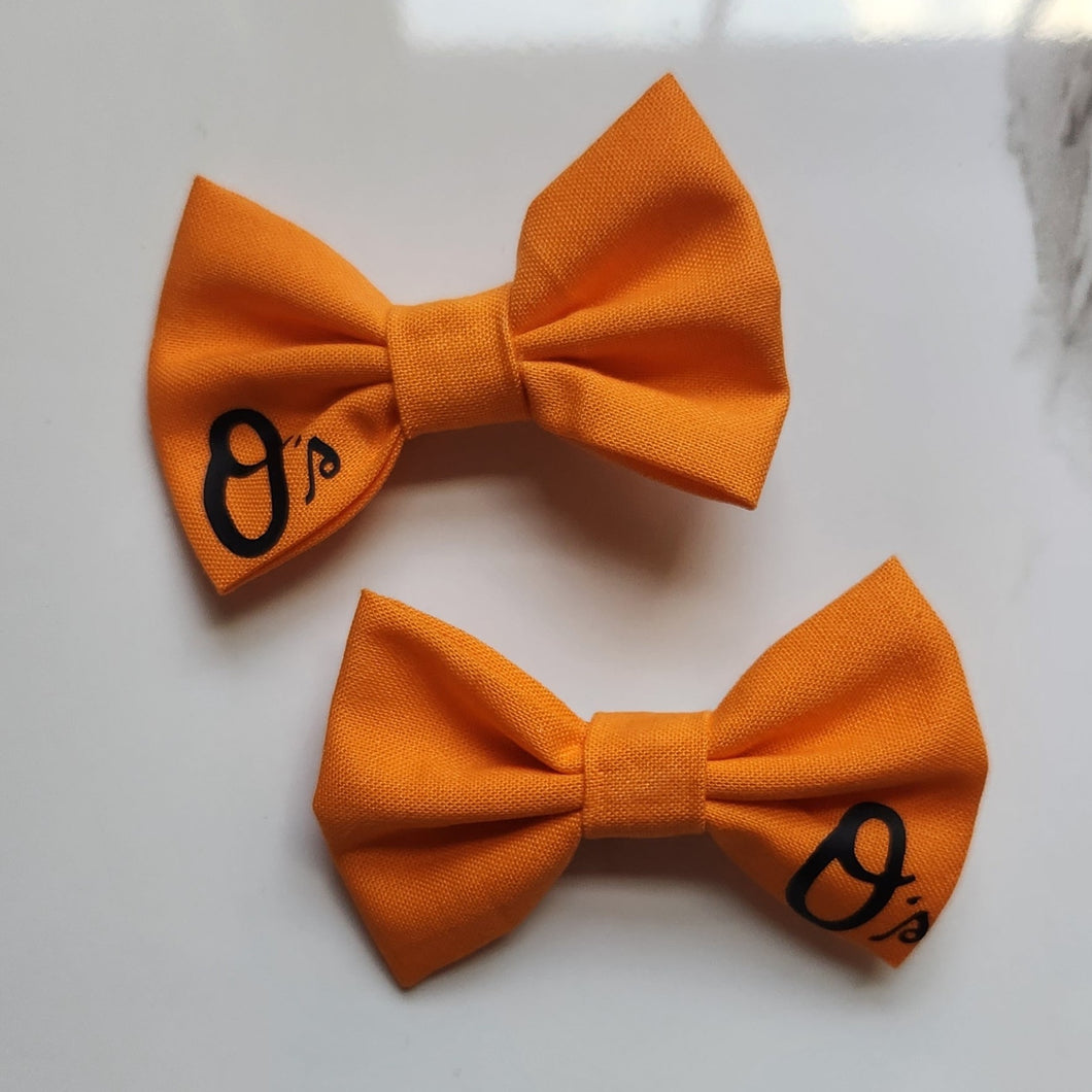 Mini O's Baseball Hair Bow