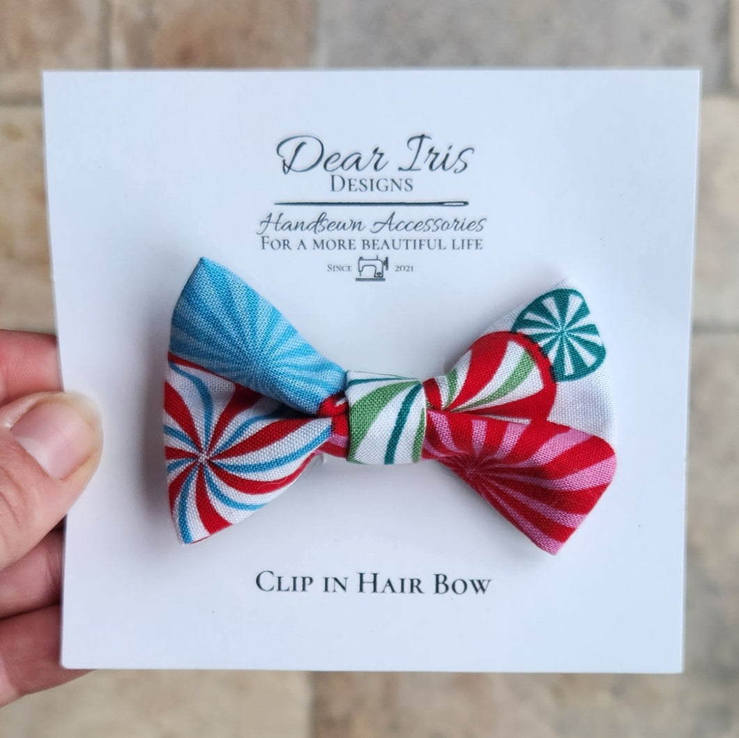Candy Swirl Bow Small