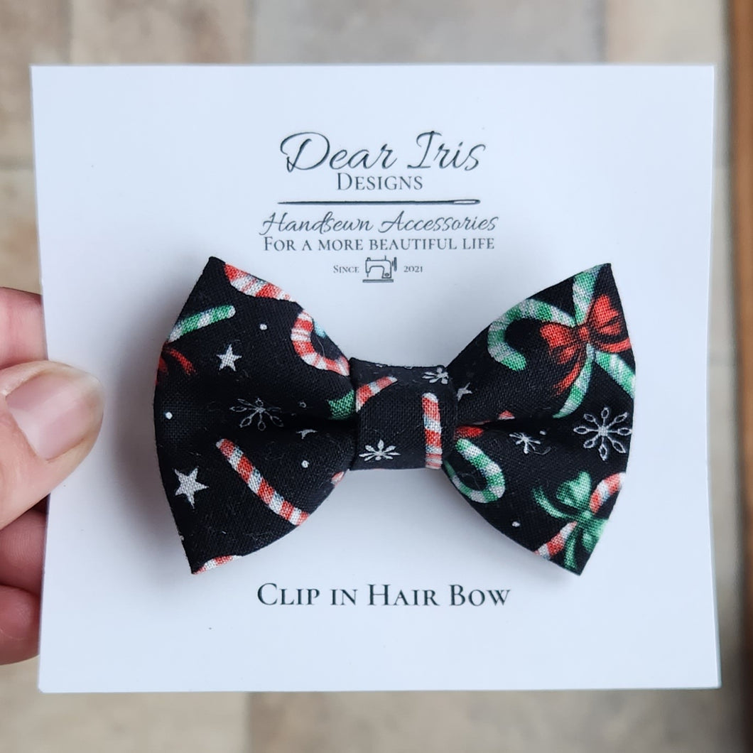 Candy Canes Bow Small