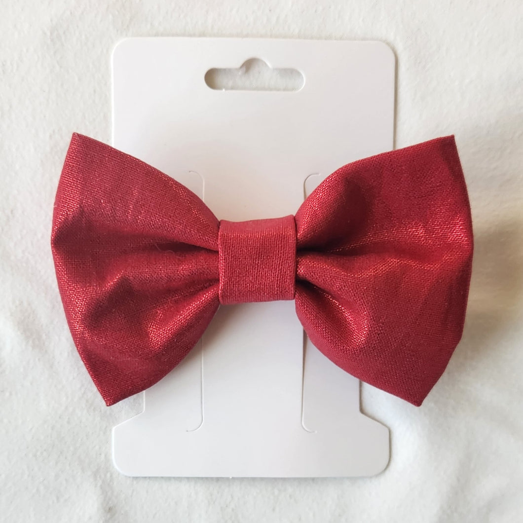 Red Shimmer Bow