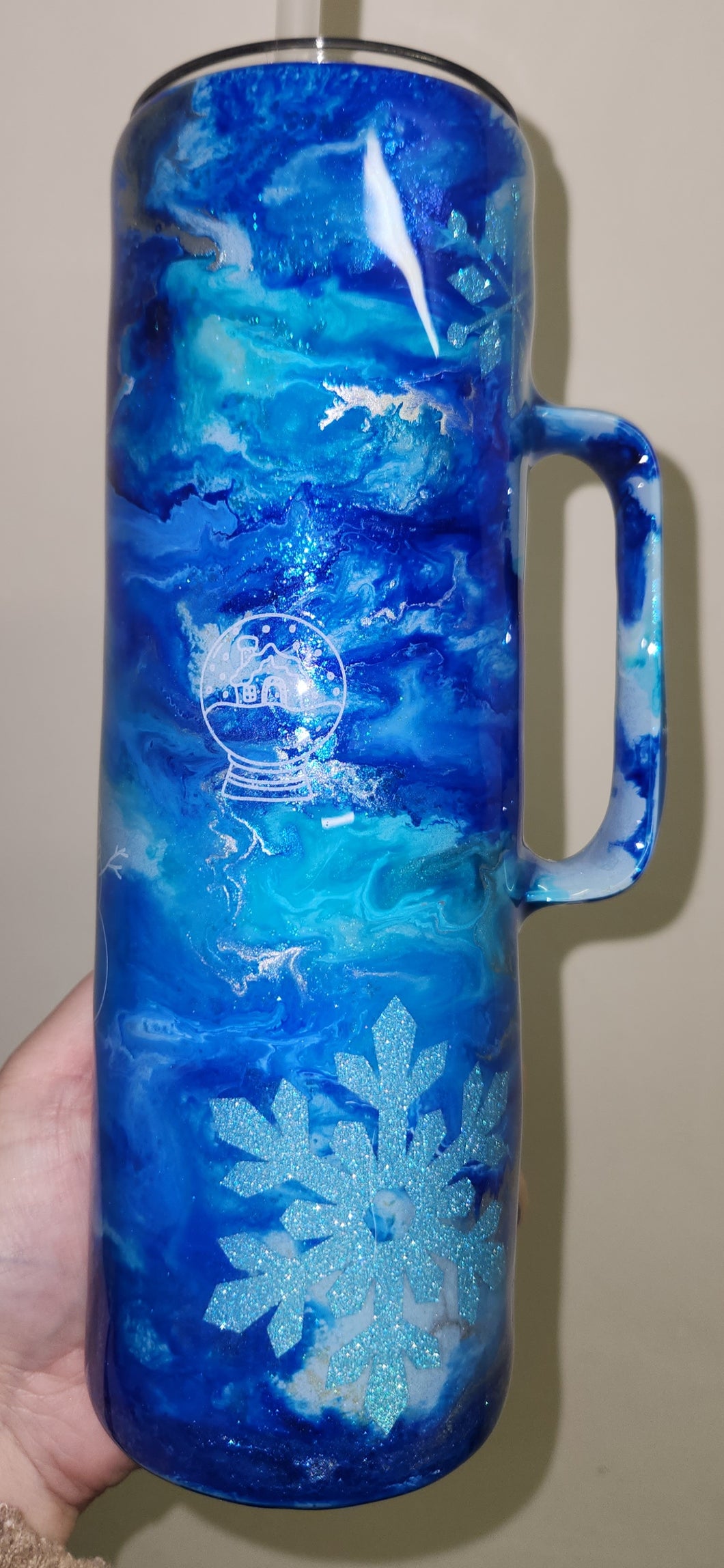 Winter Wonderland Tumbler 30 oz. with Handle