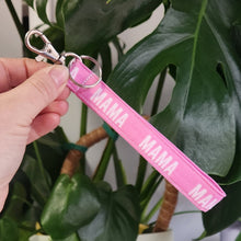 Load image into Gallery viewer, mama pink keychain
