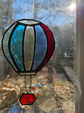 Load image into Gallery viewer, Stained Glass Hot Air Balloon Multi- Colored Suncatcher
