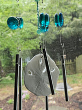 Load image into Gallery viewer, Upcycled Wine Bottle Wind Chime - Beach Theme
