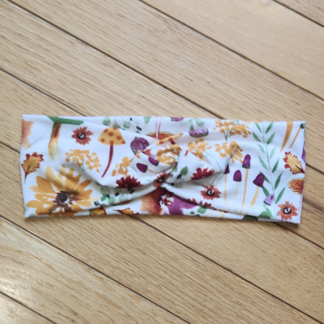 Mushroom Floral Headband