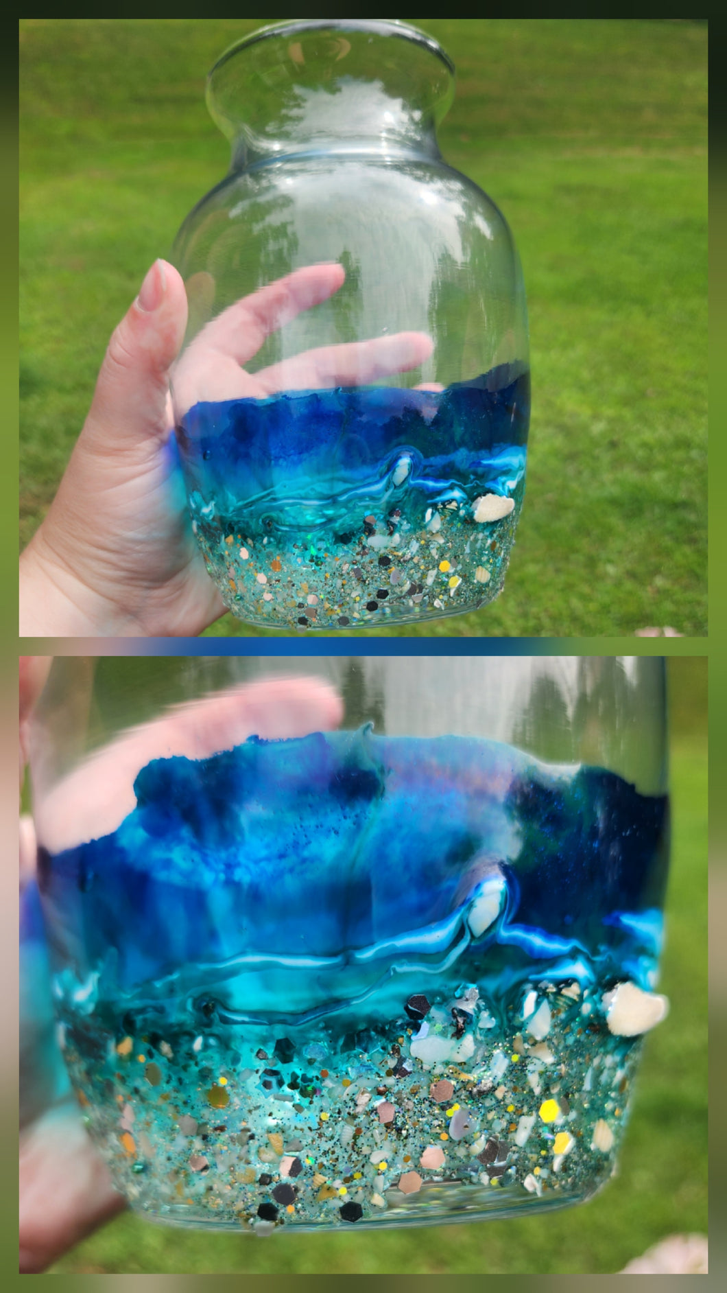Mermaid Beach Glass Vase