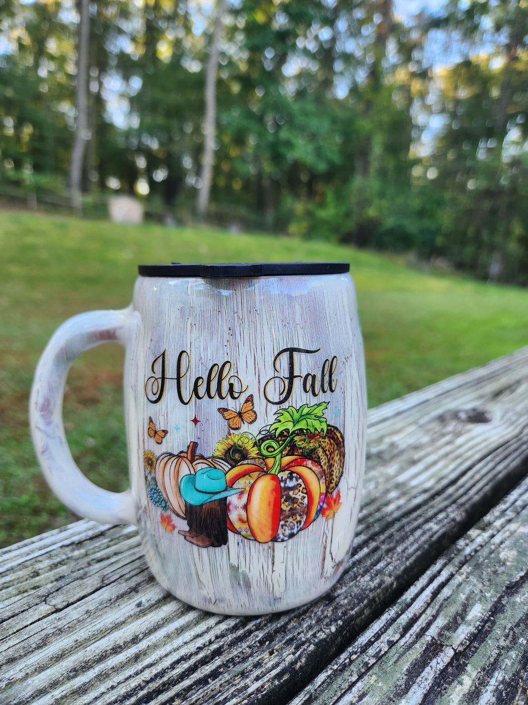 Hello Fall Mug, 14 oz.