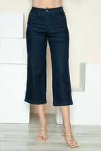 Load image into Gallery viewer, Judy Blue Full Size Side Seam Braid Detail Crop Wide Leg Jeans
