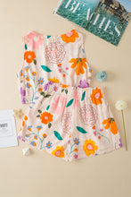 Load image into Gallery viewer, Printed Round Neck Sleeveless Top and Shorts Set
