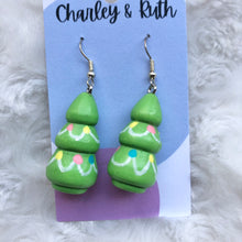 Load image into Gallery viewer, Handpainted Tree Earrings
