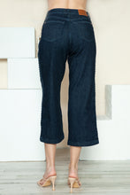 Load image into Gallery viewer, Judy Blue Full Size Side Seam Braid Detail Crop Wide Leg Jeans
