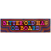 Load image into Gallery viewer, Bitter Old Hag On Board Vinyl Sticker
