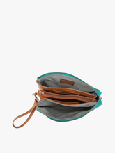 Load image into Gallery viewer, tan Arrowhead Crossbody w/ Guitar Strap
