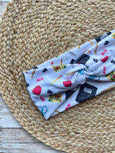 Load image into Gallery viewer, School Supplies Knit Twist Headband*
