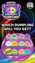 Load image into Gallery viewer, Mini Petite glitter Dumpling 2.5" fidget- due JUNE 19- PRE ORDER
