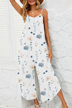 Load image into Gallery viewer, Printed Scoop Neck Wide Leg Jumpsuit
