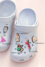 Load image into Gallery viewer, Taylor Charms for Sandals: Green Guitar swift
