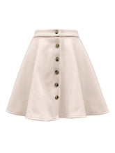 Load image into Gallery viewer, Buttoned Corduroy Mini Skirt
