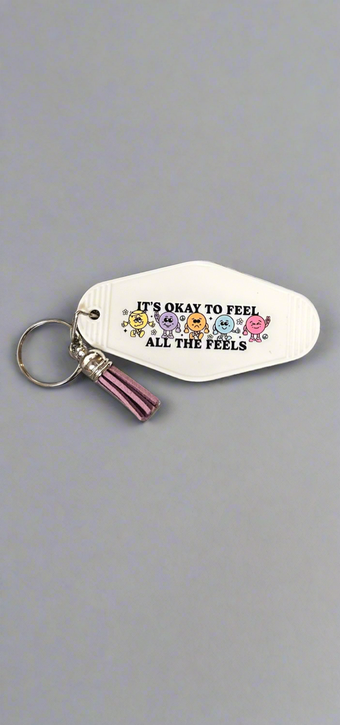 All the feels keychain