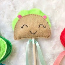 Load image into Gallery viewer, Taco, Avocado and Tomato Magic Wands
