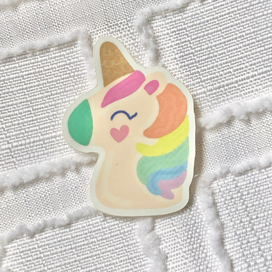 Mini Rainbow Unicorn Sticker