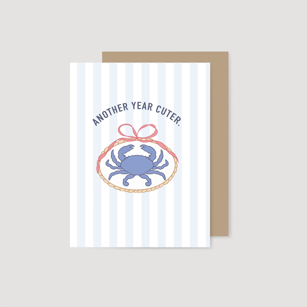 Another Year Cuter Birthday Card