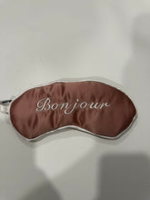 Load image into Gallery viewer, Getaway "Bonjour" Silk Sleep Mask
