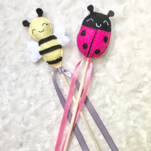 Load image into Gallery viewer, Bee and Ladybug Magic Wands
