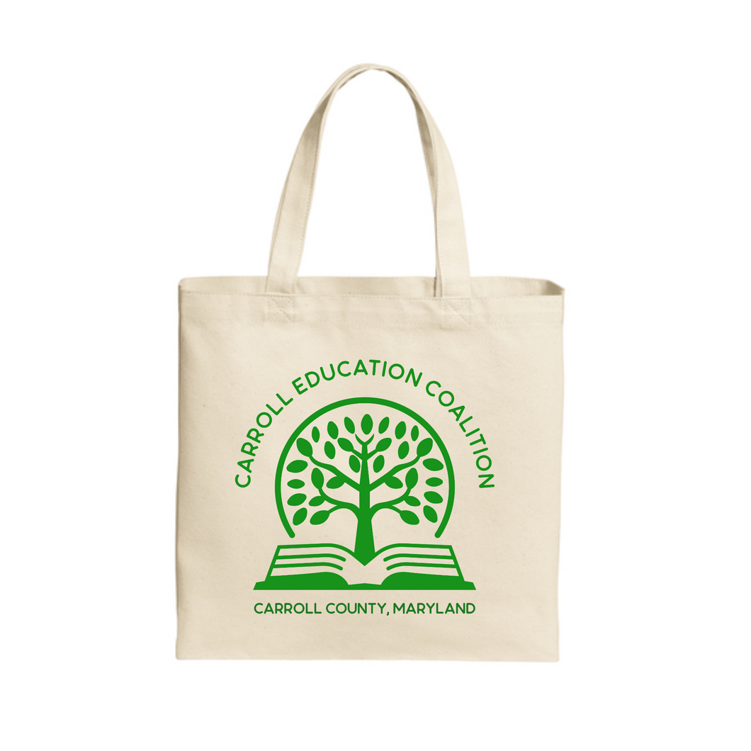 Carroll education coalition- canvas tote bag