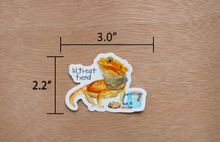 Load image into Gallery viewer, Lil Treat Fiend Bearded Dragon Sticker
