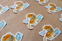 Load image into Gallery viewer, Lil Treat Fiend Bearded Dragon Sticker
