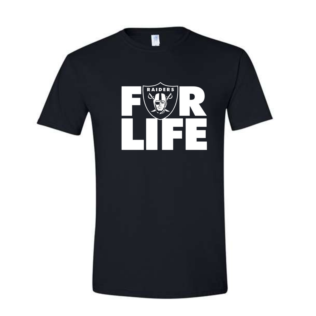 Raider apparel- for life- tee, long sleeve, hoodie, crewneck