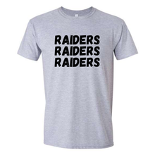 Load image into Gallery viewer, Raider apparel- distressed stack- tee, long sleeve, hoodie, crewneck
