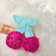 Load image into Gallery viewer, Cherry Felt Clip

