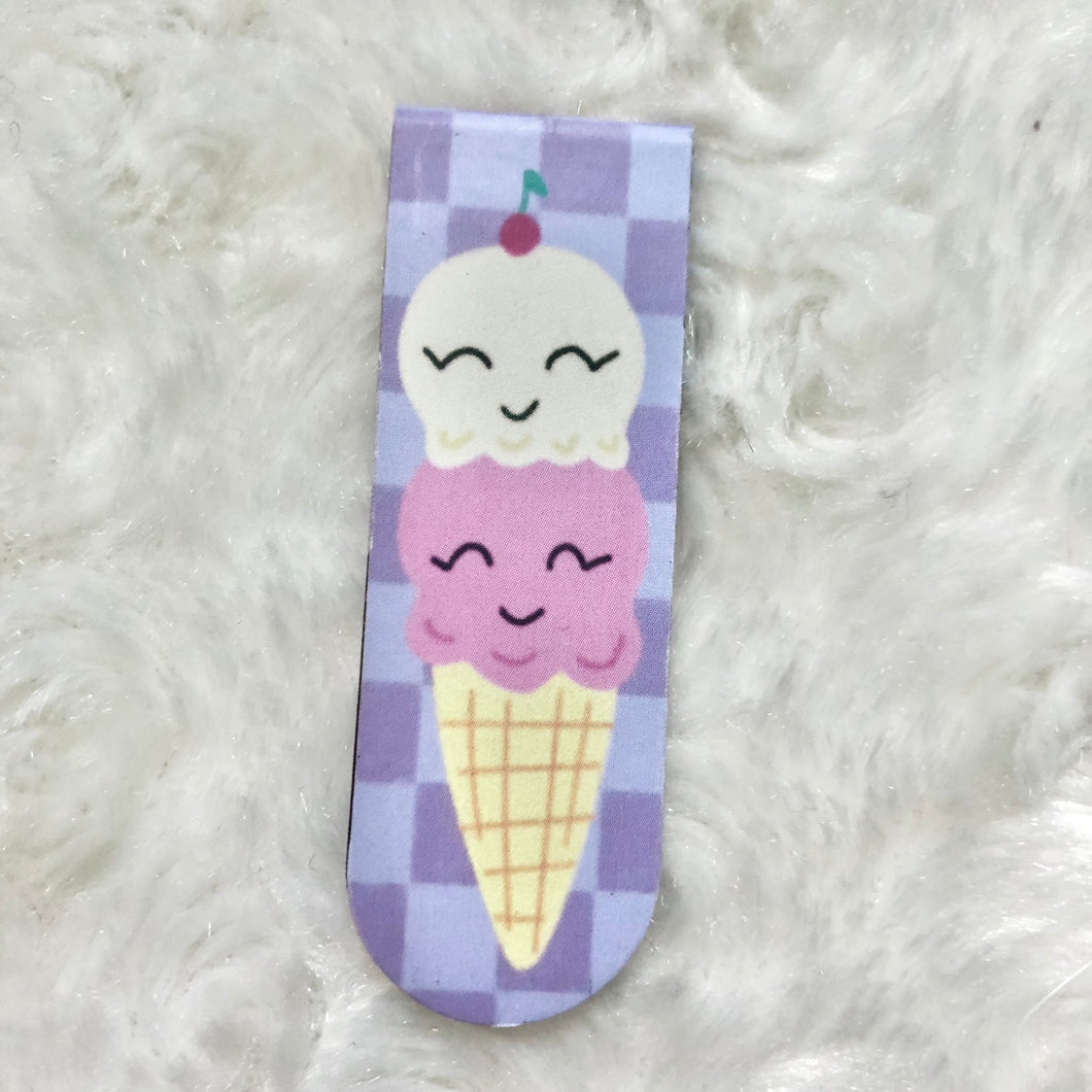 Purple Ice Cream Bookmark