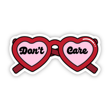 Load image into Gallery viewer, Don't Care Sunglasses Sticker
