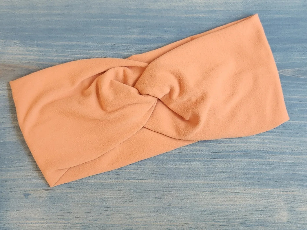 Pumpkin Orange Soft Stretch Headband