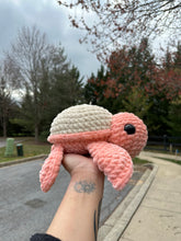 Load image into Gallery viewer, Peach Turtle Crochet
