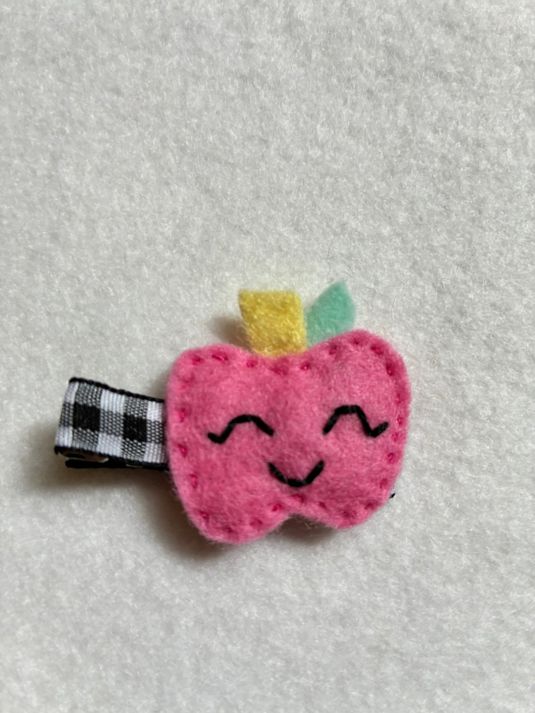 Apple Felt Clip