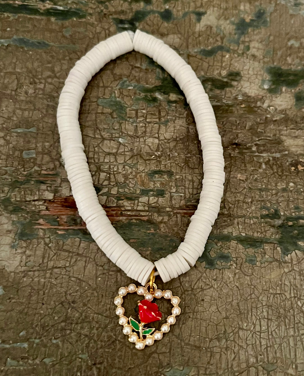 Pearl Heart Valentine Bracelet