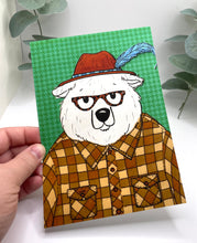 Load image into Gallery viewer, &quot;Hipster Bear&quot; giclee print
