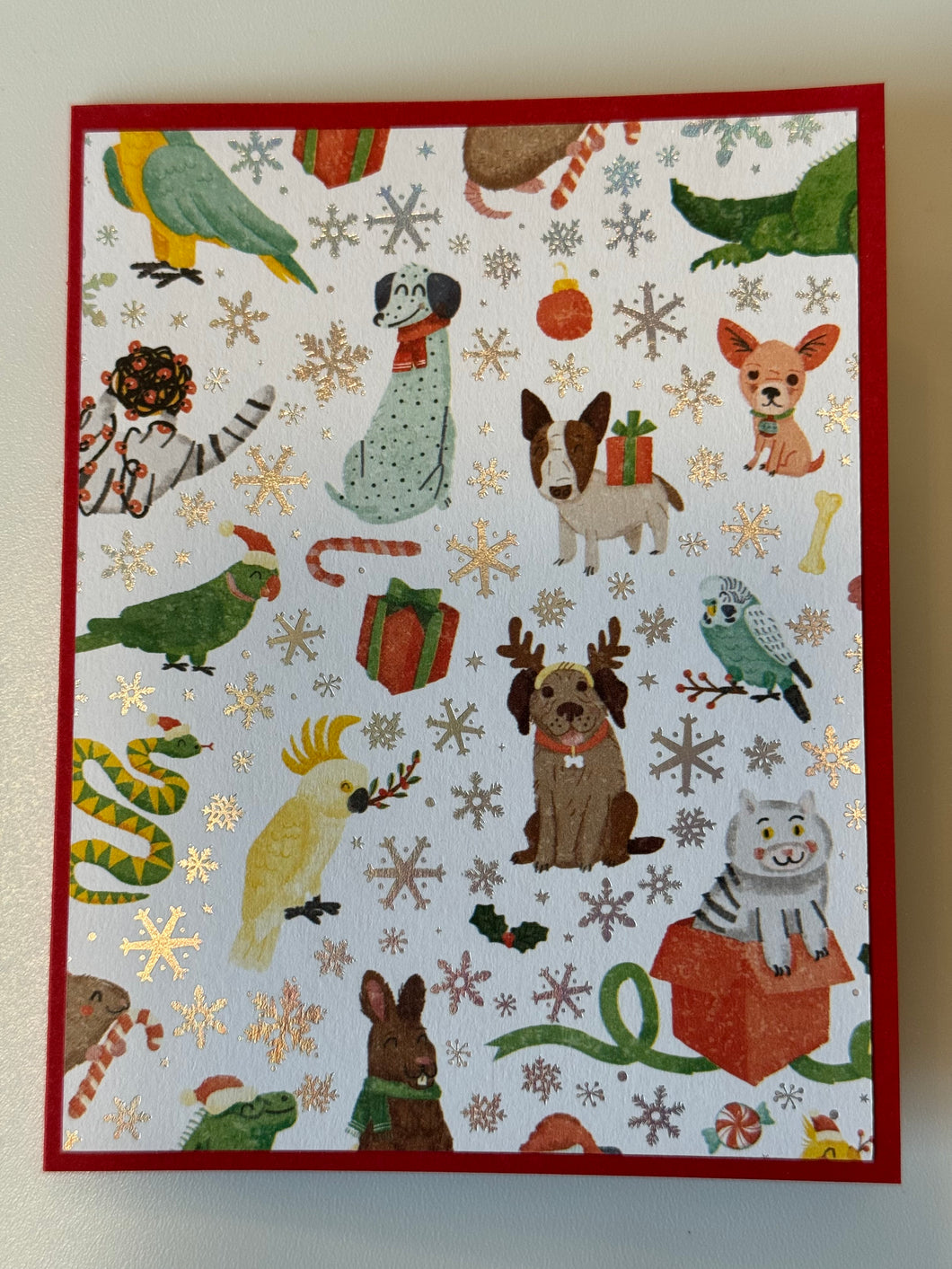 Holiday Animals Card